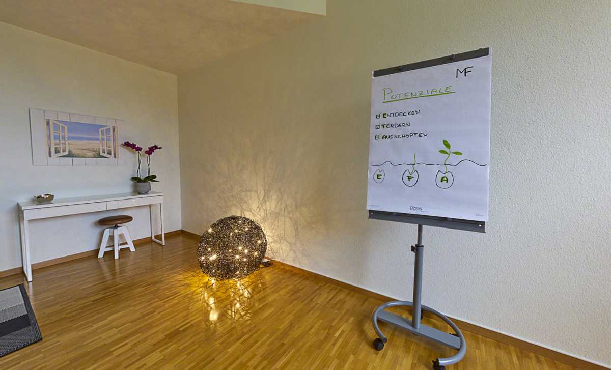 Virtuelle Tour: Beispiel für einen Coaching-Raum